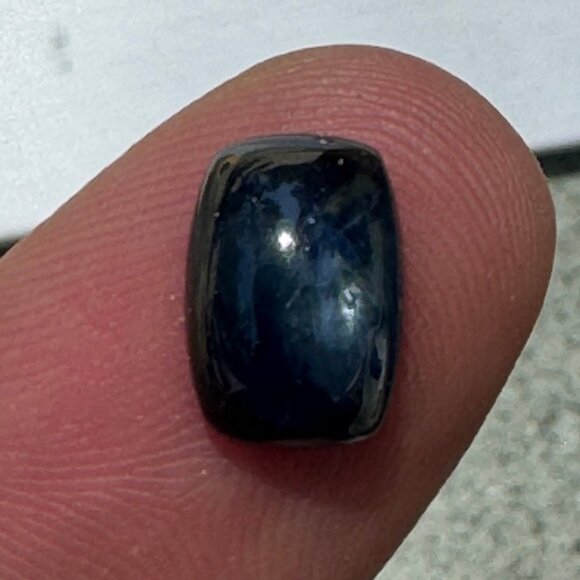 3.90 ct Untreated Deep Blue Sapphire - Natural Cabochon Untreated! - Picture 8 of 10